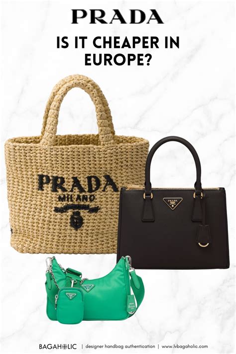 how much cheaper is prada in italy|prada in europe.